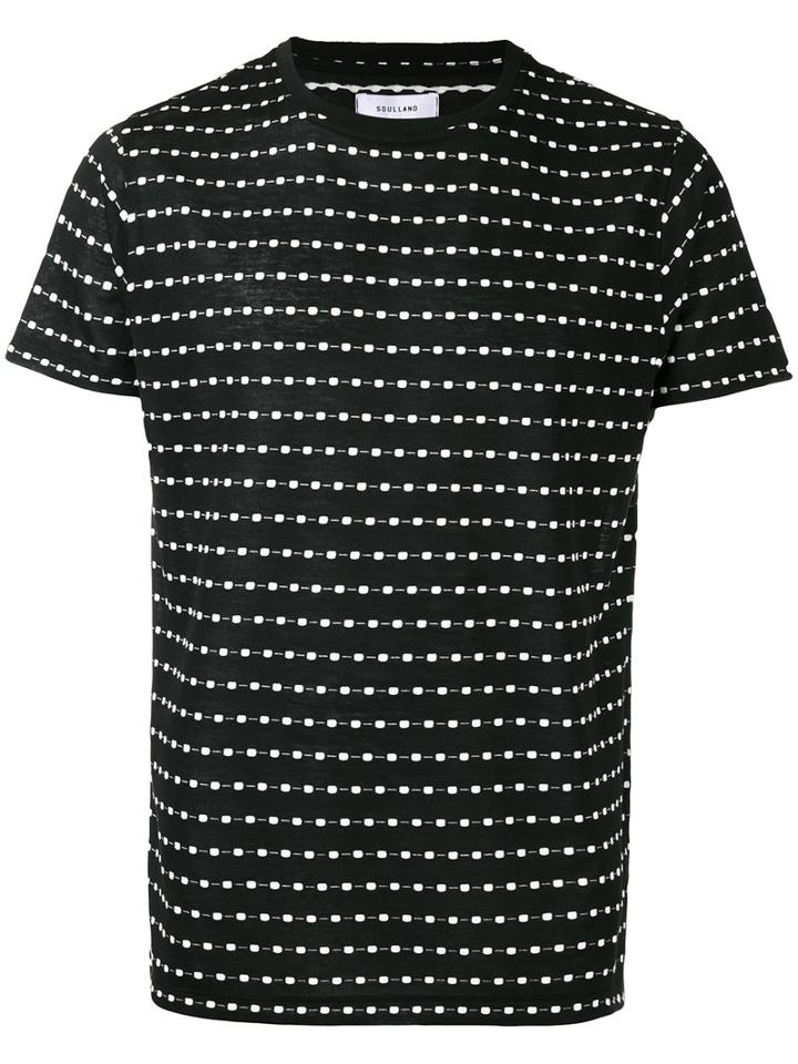 Soulland Fernell T-shirt, Men's, Size: Small, Black, Polyester/viscose