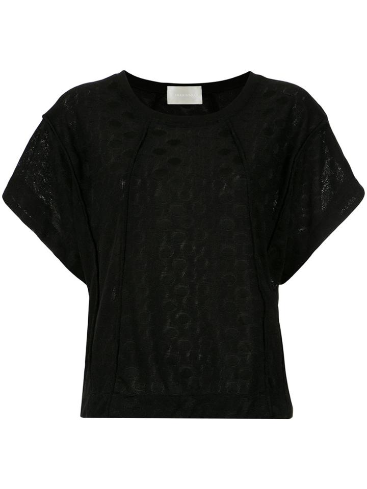 Lilly Sarti Polka Dot Pattern Blouse - Black