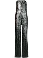 Alexis Sequinned Jumpsuit - Grey