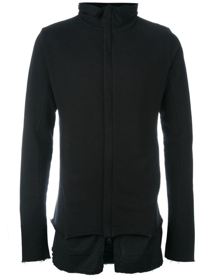 Thom Krom Layered Zipped Sweater, Men's, Size: Xl, Black, Cotton
