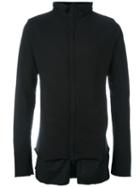 Thom Krom Layered Zipped Sweater, Men's, Size: Xl, Black, Cotton