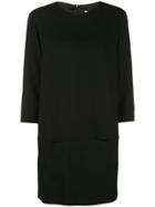 The Row Round Neck Dress - Black