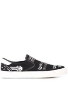 Amiri Music Note Shoes - Black