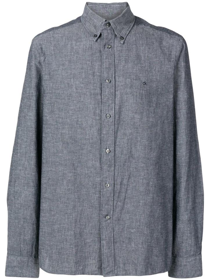 Calvin Klein Button-down Shirt - Blue