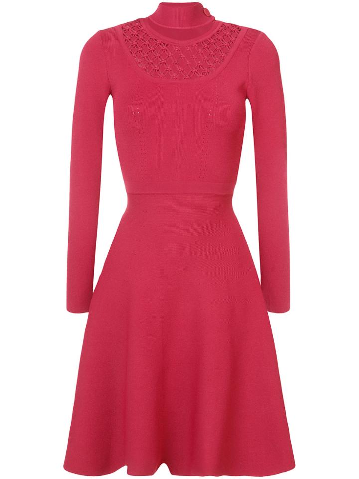 Fendi Flared Cut-out Dress