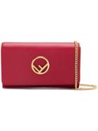 Fendi New Logo Wallet On A Chain - Red