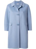 's Max Mara A-line Buttoned Coat - Blue
