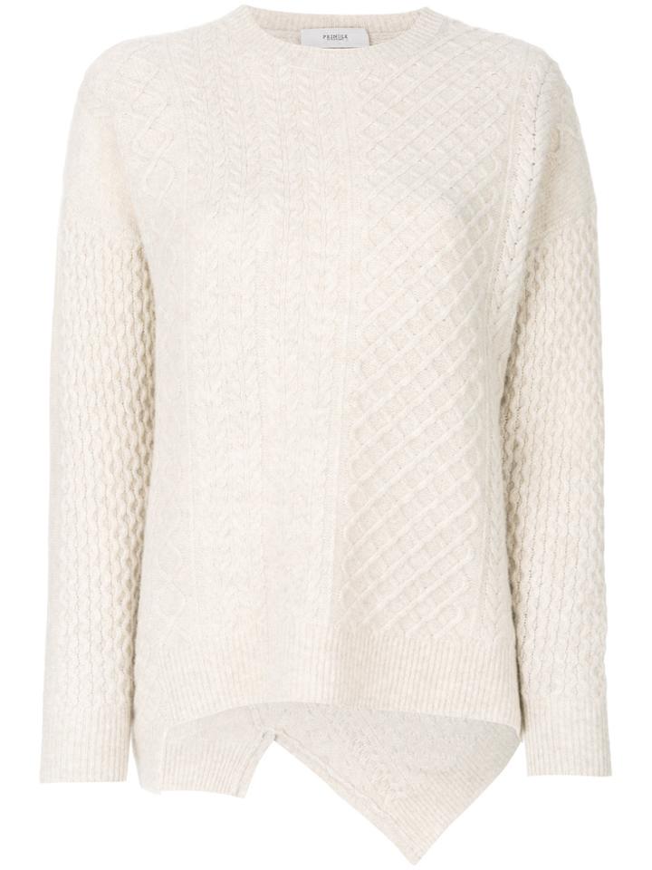 Pringle Of Scotland Cable Stitch Jumper - Nude & Neutrals