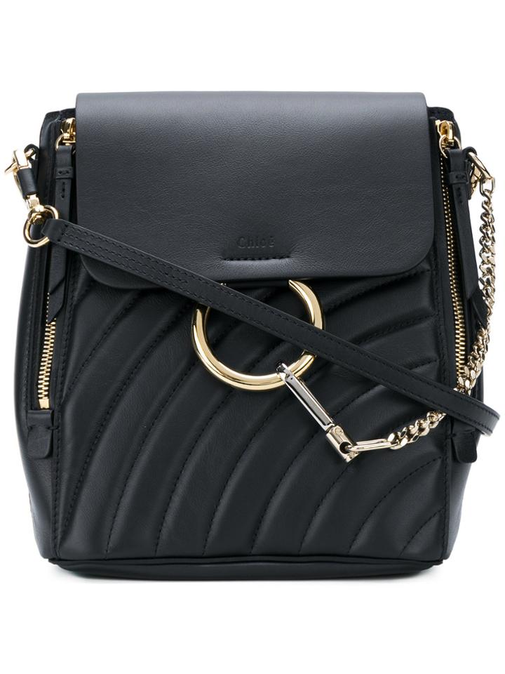 Chloé Faye Small Backpack - Blue