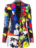 Versace Vogue Print Blazer - Multicolour