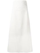 Yohji Yamamoto Vintage Long Wrap Skirt - Nude & Neutrals