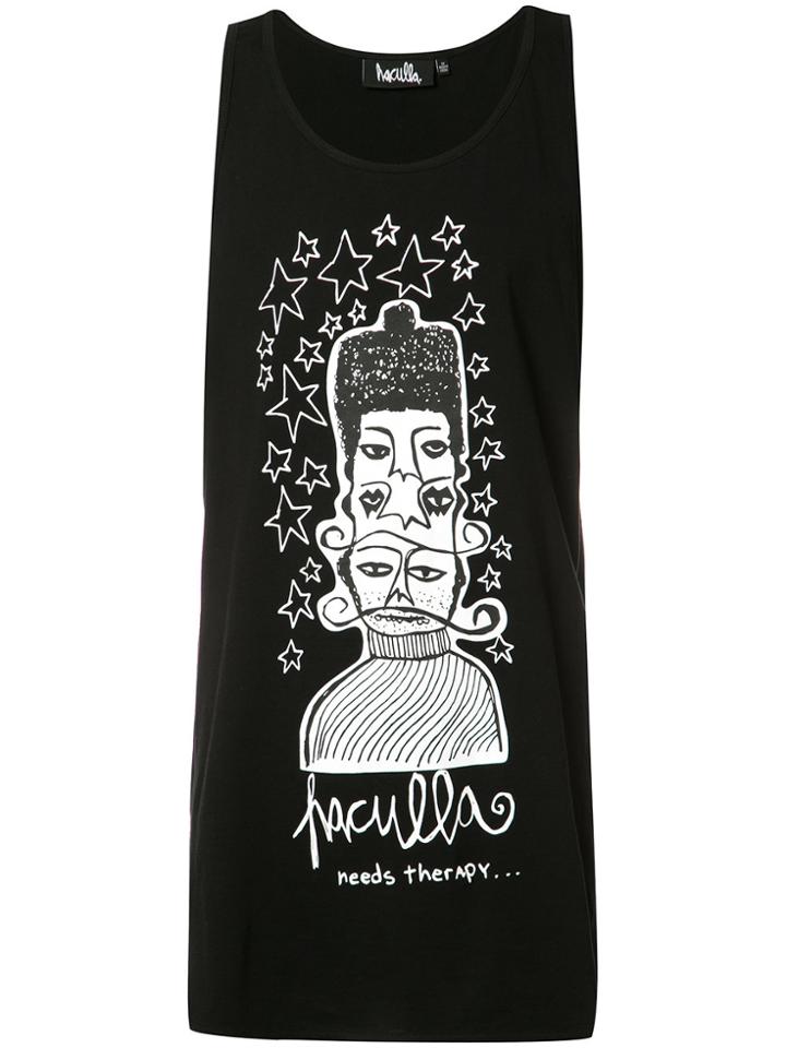 Haculla Printed Vest - Black