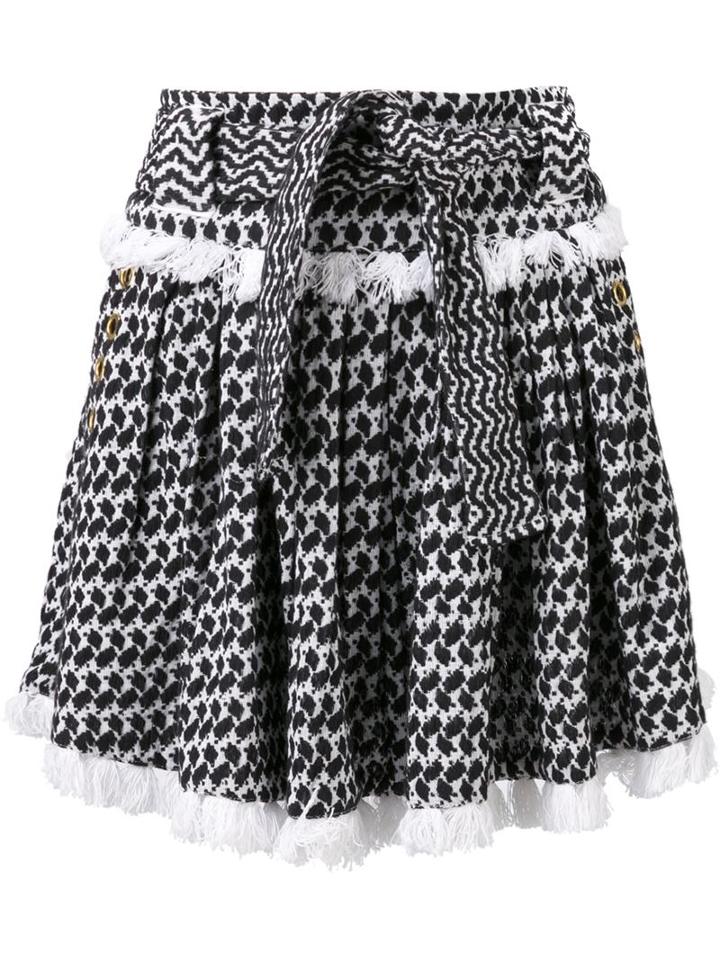 Dodo Bar Or 'michaella' Mini Skirt, Women's, Size: Large, Black, Cotton