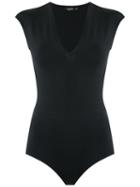 Gig - Cap Sleeves Knit Body - Women - Viscose - M, Women's, Black, Viscose