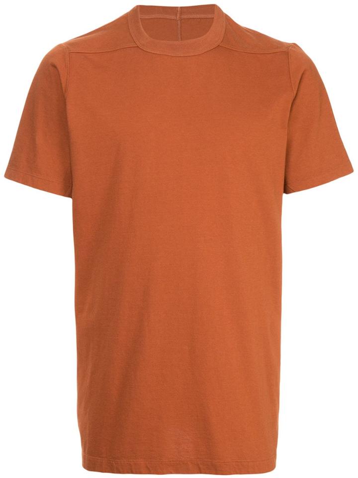 Rick Owens Round Neck T-shirt - Yellow