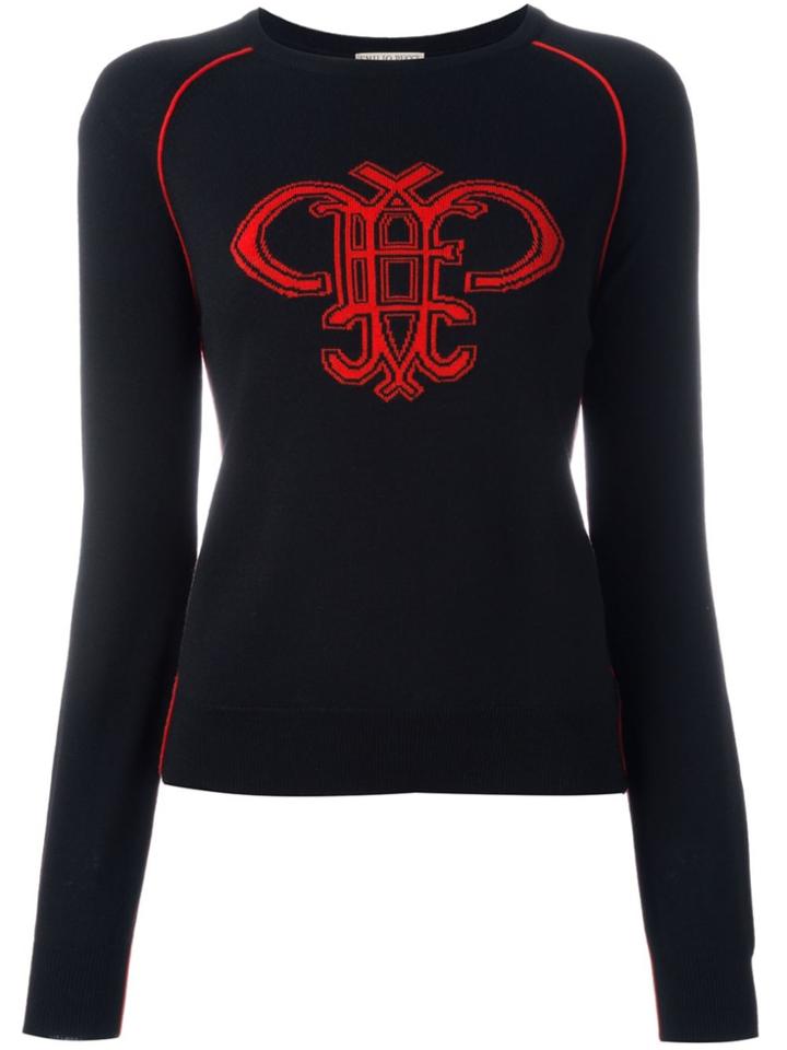 Emilio Pucci Logo Intarsia Jumper - Black
