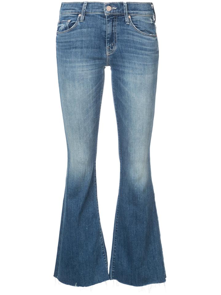 Mother Weekender Fray Jeans - Blue