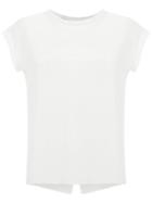 Egrey Rear Slit T-shirt - White