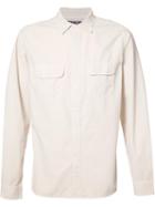 Alex Mill Front Pockets Plain Shirt, Men's, Size: Small, Nude/neutrals, Cotton
