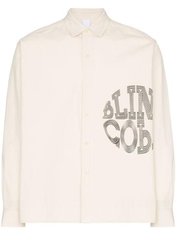 Dashiel Brahmann Printed Button Up Shirt - Neutrals