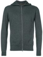 Loro Piana - Hooded Zip-up Jacket - Men - Cotton/cashmere - L, Grey, Cotton/cashmere