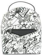 Michael Michael Kors Graffiti Backpack - White