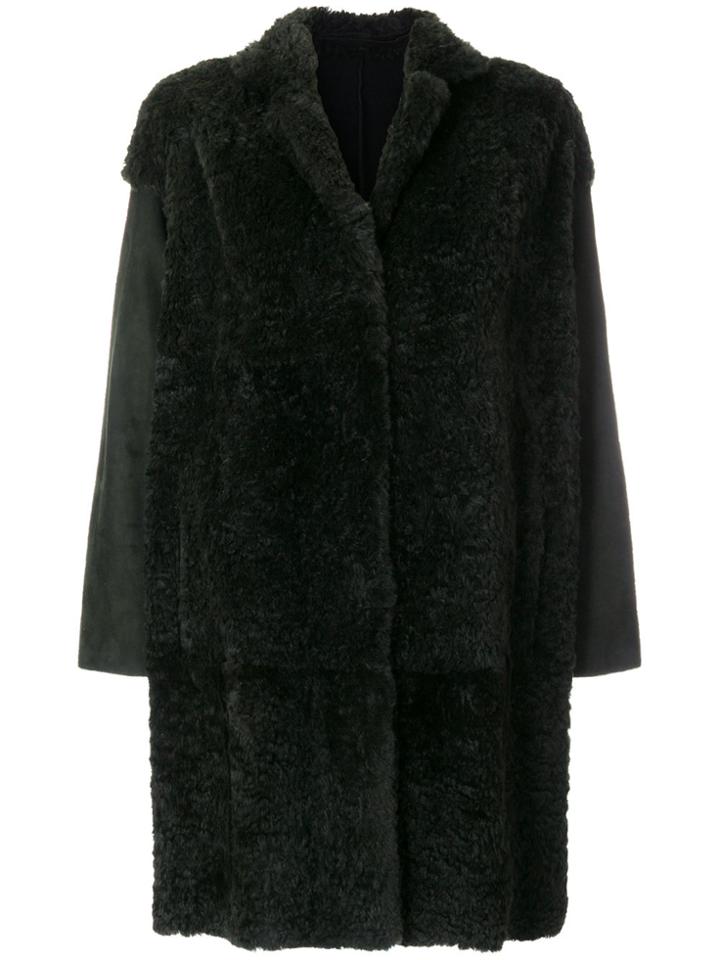 Salvatore Santoro Oversized Flared Sleeve Coat - Green