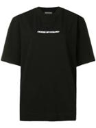 House Of Holland Oversized Embroidered T-shirt - Black