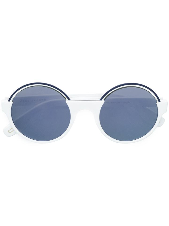 Marc Jacobs Eyewear Round Sunglasses - White