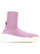 Stella Mccartney Loop Lurex Sneakers - Pink