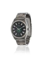 Jacquie Aiche Vintage Rolex Leaf Diamond Watch - Black