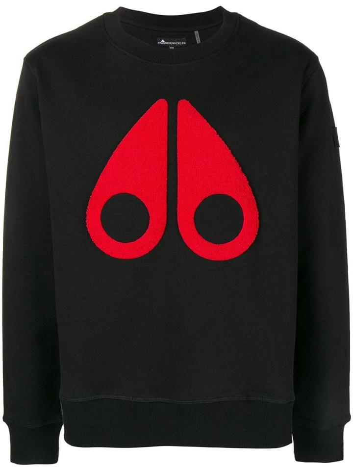 Moose Knuckles Logo Sweatshirt - Black