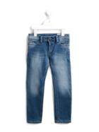 Diesel Kids - Distressed Jeans - Kids - Cotton/polyester/spandex/elastane - 10 Yrs, Blue