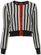 Reinaldo Lourenço Striped Knitted Jacket - Black