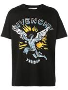 Givenchy 'freedom Angel' Print T-shirt - Black