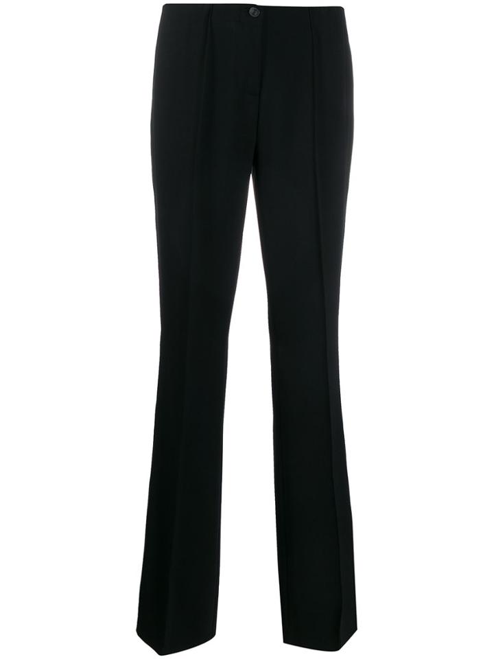 Cambio Low-rise Straight Trousers - Black