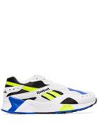 Reebok Multicoloured Aztrek Faux Leather Low Top Sneakers - White