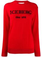 Iceberg Logo Jumper - Red