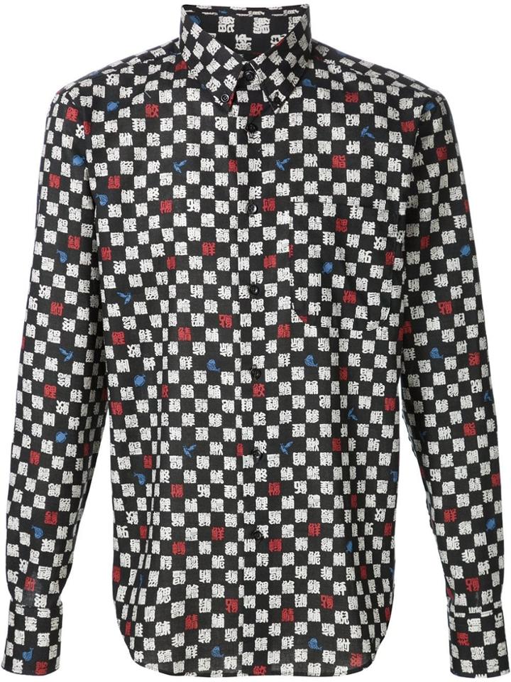 Naked And Famous Printed Shirt - Black