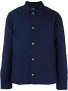 A.p.c. Lightweight Jacket, Men's, Size: Medium, Blue, Cotton/polyester