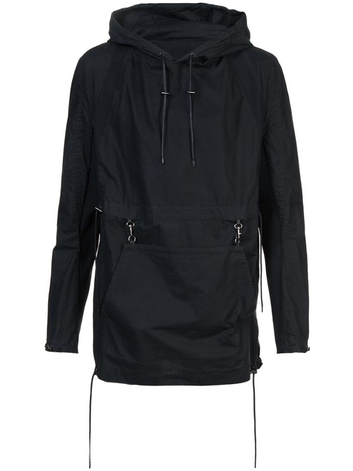Y / Project Hooded Pullover - Black