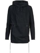 Y / Project Hooded Pullover - Black