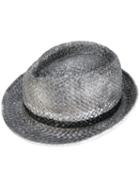 Le Chapeau - Metallic Hat - Women - Acrylic/paper Yarn - 57, Grey, Acrylic/paper Yarn