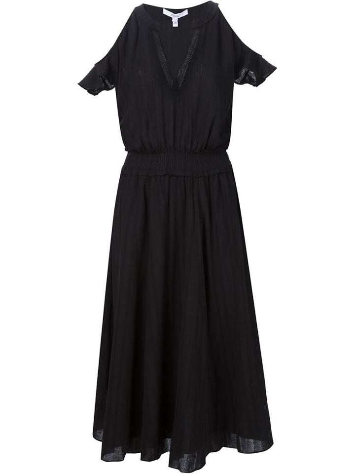 Derek Lam 10 Crosby V-neck Bare Shoulder Dress