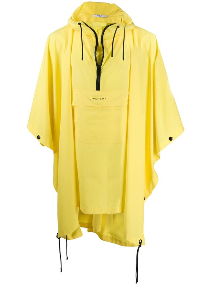 Givenchy Poncho Rain Coat - Yellow
