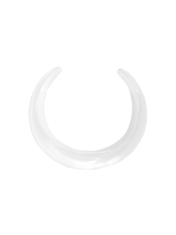 Monies Transparent Choker - White