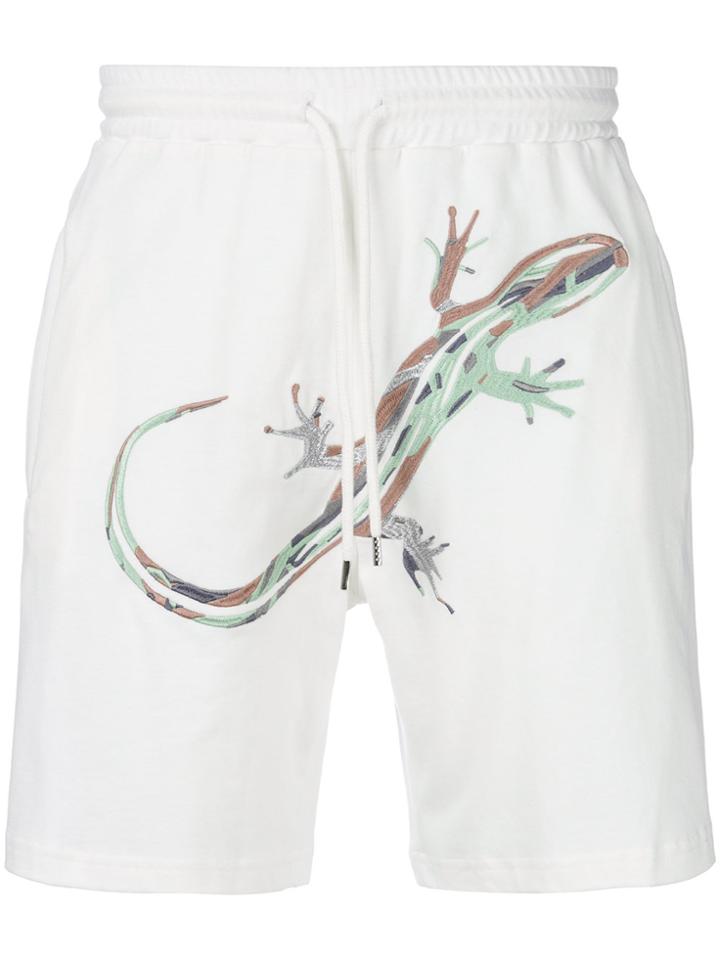 Cottweiler Lizard Shorts - White