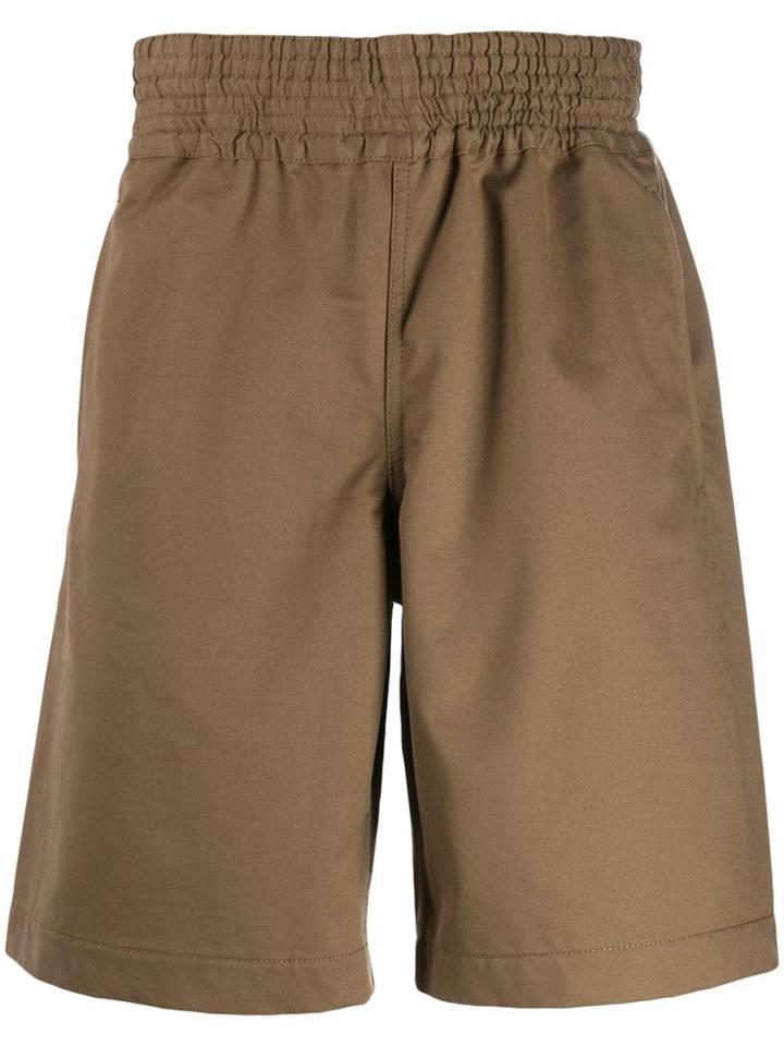 Comme Des Garçons Shirt Elasticated Waist Shorts - Brown