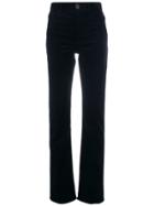 Loro Piana Ribbed Straight-leg Trousers - Blue