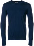 Bottega Veneta Round Neck Sweater - Blue